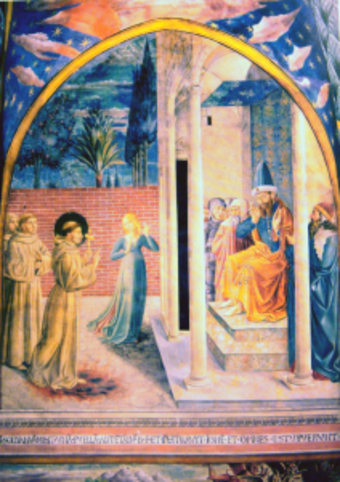 Franz von Assisi und Sultan Muhammad al-Kamil